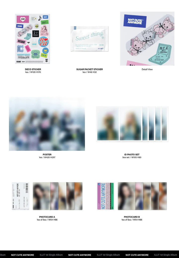 ILLIT - NOT CUTE ANYMORE 1ST SINGLE ALBUM