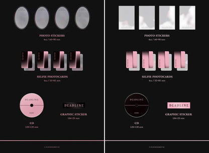 (PRE-ORDER) BLACKPINK - DEADLINE 3RD MINI ALBUM POB