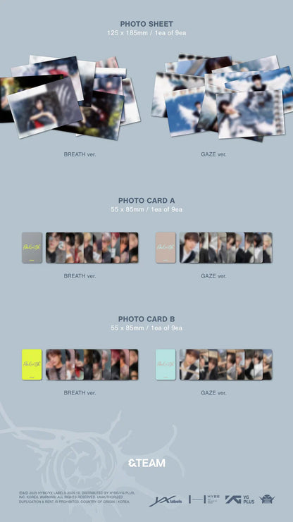 &TEAM - BACK TO LIFE KR 1ST MINI ALBUM