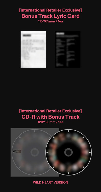 KATSEYE - WILD EP ALBUM [WILD HEART VER. INTERNATIONAL RETAILER EXCLUSIVE]