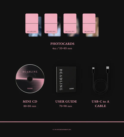 (PRE-ORDER) BLACKPINK - DEADLINE 3RD MINI ALBUM [MOOD LIGHT VER.]