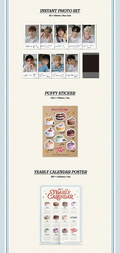 (PRE-ORDER) &TEAM - 2027 SEASON'S GREETING [WHO ATE THE CAKE?]