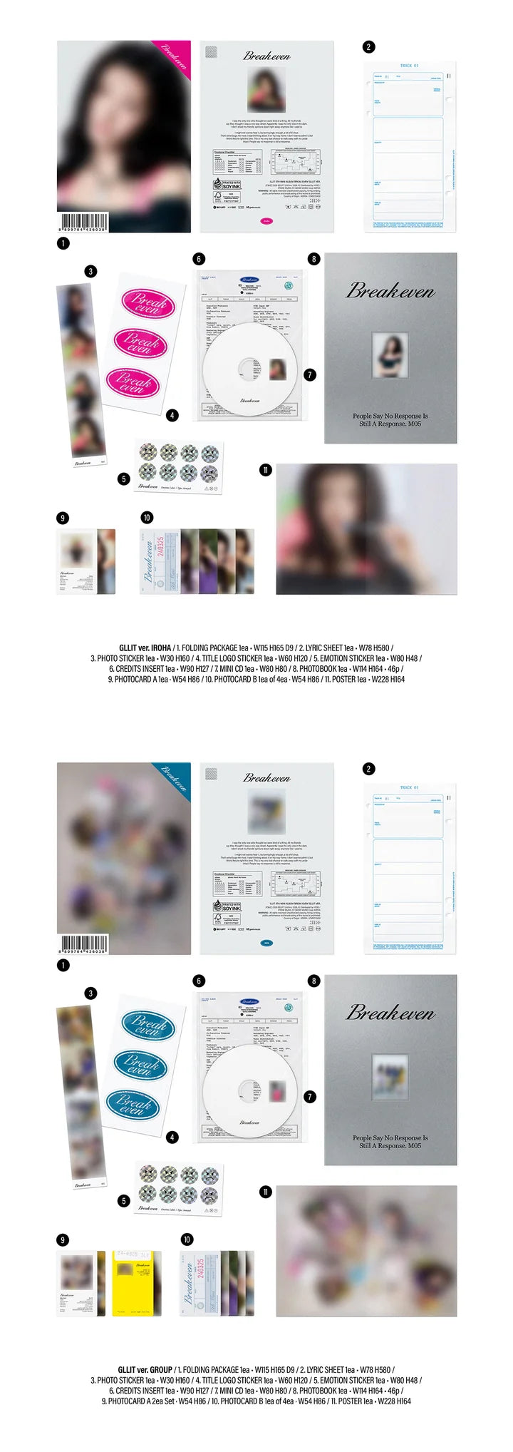 (PRE-ORDER) ILLIT - BREAK EVEN 5TH MINI ALBUM [GLLIT VER.]