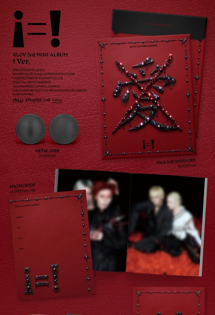 (PRE-ORDER) XLOV - I=! 3RD MINI ALBUM