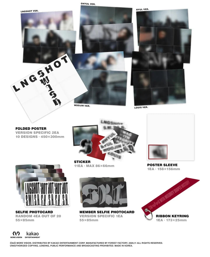 (PRE-ORDER) LNGSHOT - S.W.I.S.H EP ALBUM