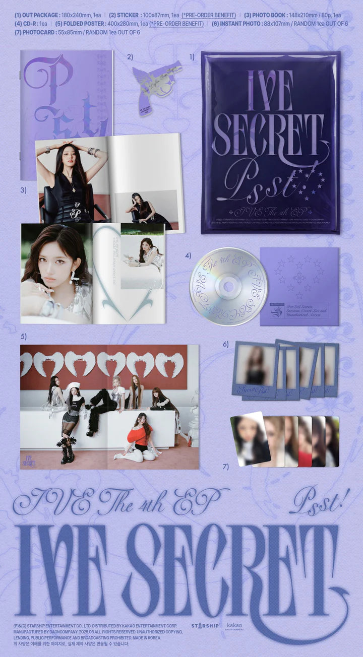 IVE - IVE SECRET 4TH MINI ALBUM [STANDARD VER.]
