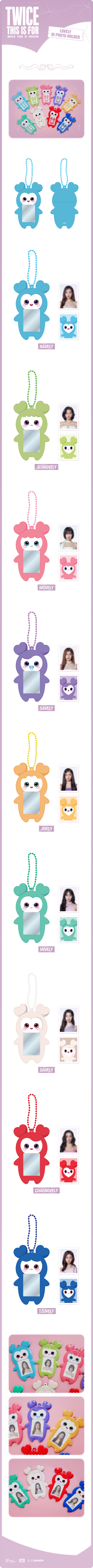 TWICE - THIS IS FOR WORLD TOUR MD LOVELY ID PHOTO HOLDER