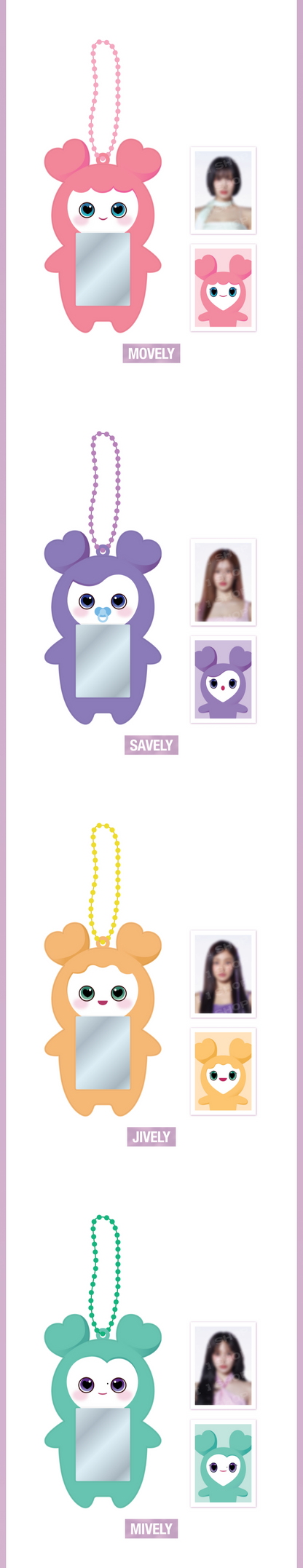 TWICE - THIS IS FOR WORLD TOUR MD LOVELY ID PHOTO HOLDER