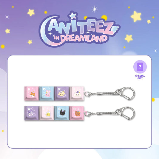 (PRE-ORDER) ATEEZ - ANITEEZ IN DREAMLAND OFFICIAL MD KEYCAP KEYRING