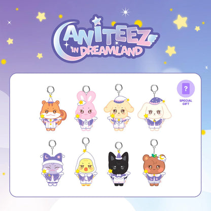 (PRE-ORDER) ATEEZ - ANITEEZ IN DREAMLAND OFFICIAL MD PLUSH KEYRING (GUARDIAN ANGEL VER.)