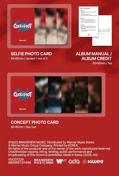PARK WOO JIN (AB6IX) - PRIMER ÁLBUM SENCILLO FRESCO Y CALIENTE [VERSIÓN DEL ÁLBUM KIWEE]