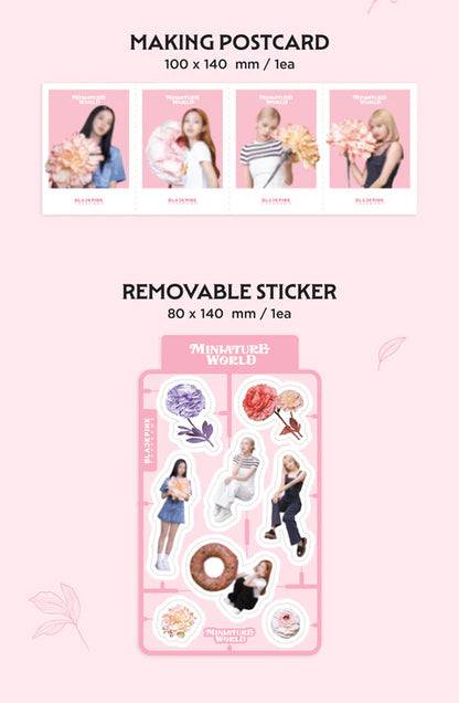 BLACKPINK - LA COLECCIÓN DE TARJETAS FOTOGRÁFICAS DEL JUEGO MUNDO EN MINIATURA