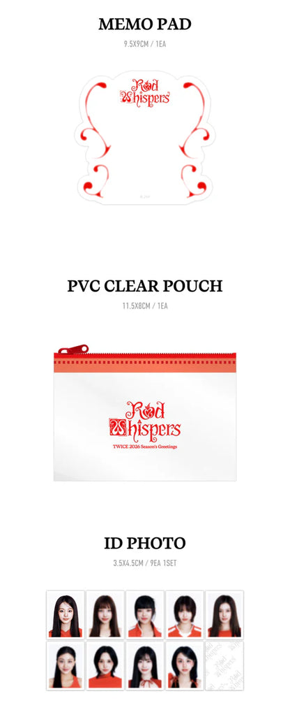 (PRE-ORDER) TWICE - 2026 SEASON'S GREETINGS [RED WHISPERS]