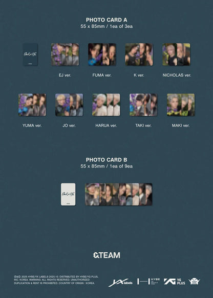 &TEAM - BACK TO LIFE KR 1ST MINI ALBUM [ROAR VER.]