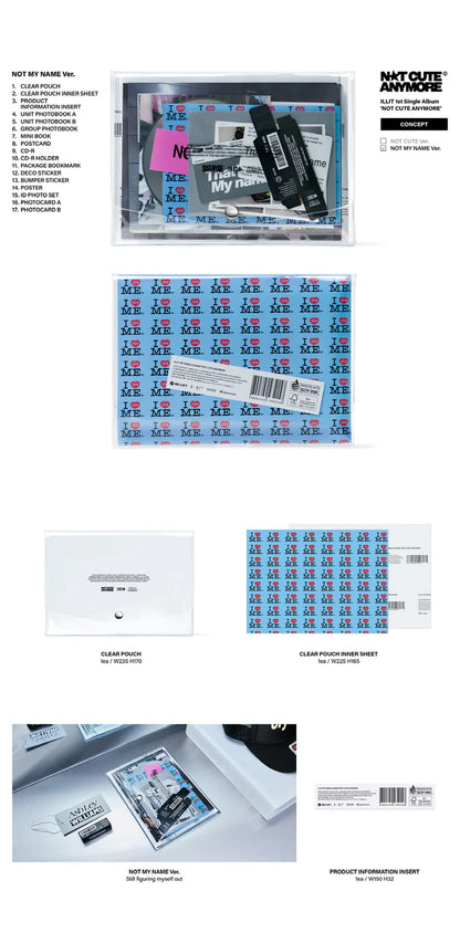 ILLIT - NOT CUTE ANYMORE 1ST SINGLE ALBUM