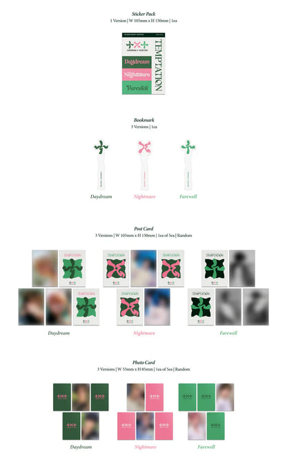 TOMORROW X TOGETHER (TXT) - THE NAME CHAPTER: TEMPTATION 5TH MINI ALBUM [STANDARD ALBUM]