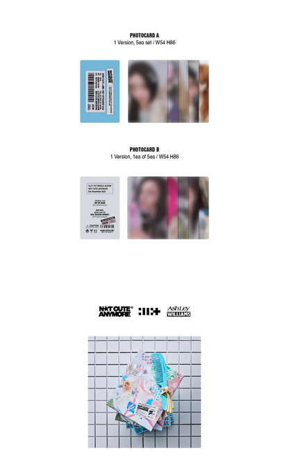 ILLIT - NOT CUTE ANYMORE 1ST SINGLE ALBUM [ILLIT X ASHLEY WILLIAMS POUCH VER.]