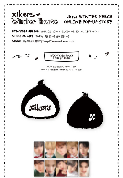 XIKERS - WINTER HOUSE OFFICIAL MD TRICKY COIN POUCH