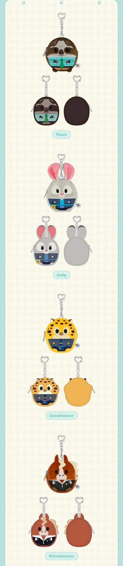 (PRE-ORDER) STRAY KIDS - ZOOTOPIA2 X SKZOO MD PLUSH COIN POUCH