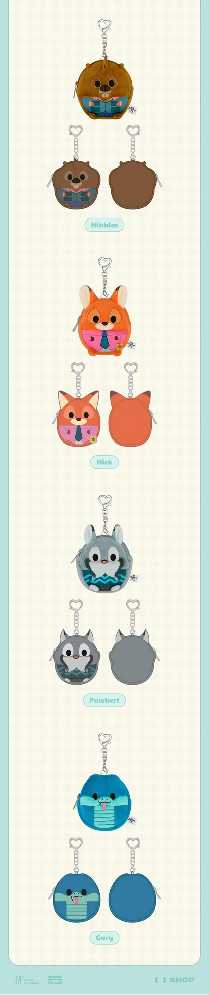 (PRE-ORDER) STRAY KIDS - ZOOTOPIA2 X SKZOO MD PLUSH COIN POUCH