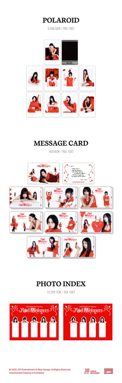(PRE-ORDER) TWICE - 2026 SEASON'S GREETINGS [RED WHISPERS]
