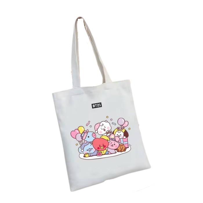 TOTE BAG BTS FANMADE BT21