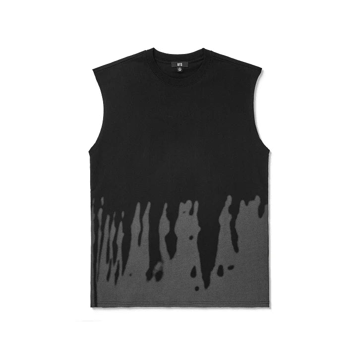 BTS - ARIRANG 2ND DROP WORLD TOUR MD SLEEVELESS T-SHIRT OVER FIT (BLACK)