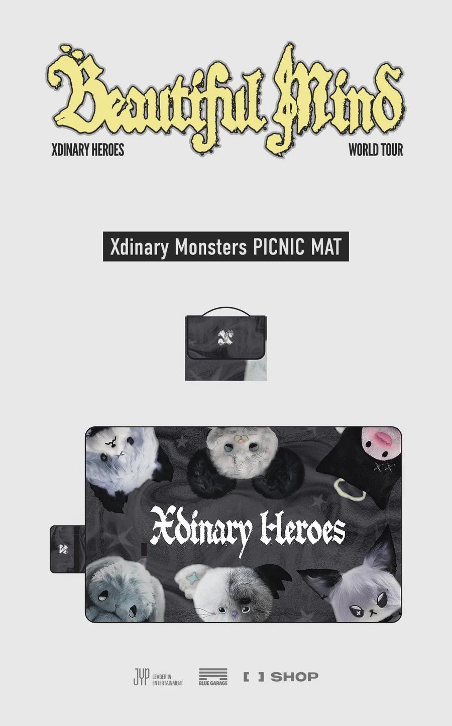 XDINARY HEROES - BEAUTIFUL MIND WORLD TOUR EN SEÚL OFICIAL MD PICNIC MAT