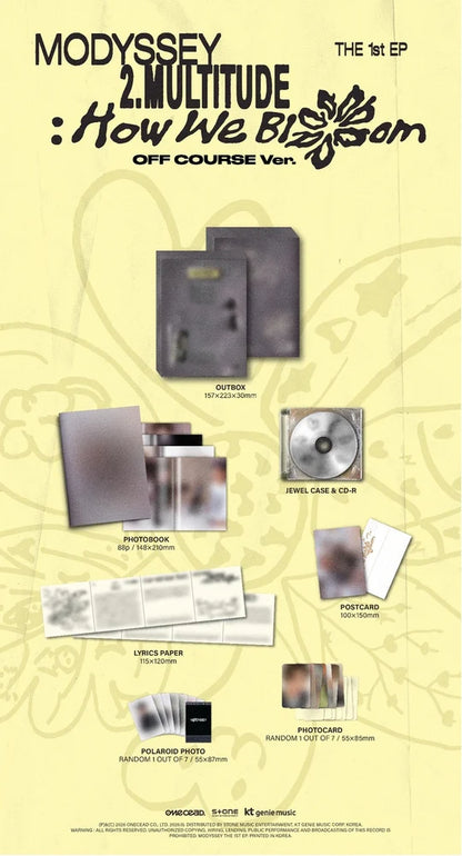 (PRE-ORDER) MODYSSEY - 2.MULTITUDE: HOW WE BLOOM 1ST MINI ALBUM