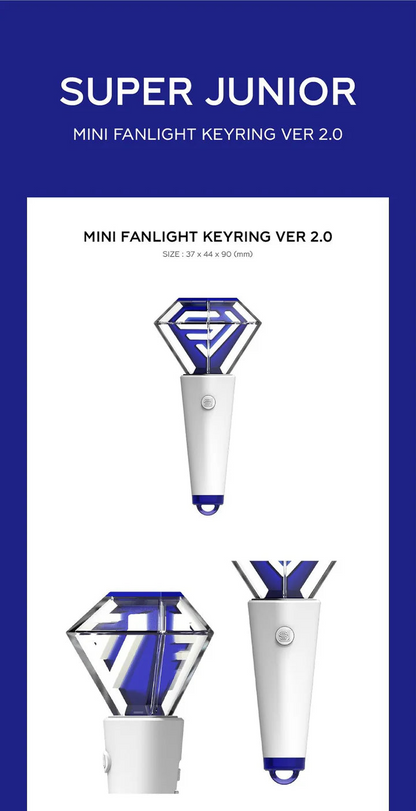SUPER JUNIOR - MINI FANLIGHT KEYRING
