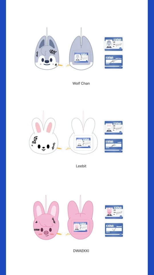 STRAY KIDS - KARMA POP-UP STORE MD SKZOO NAME TAG [KARMA VER.]