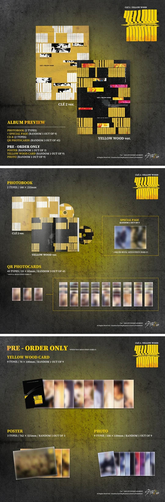 STRAY KIDS - CLÉ 2: YELLOW WOOD [SPECIAL VER.] ALBUM