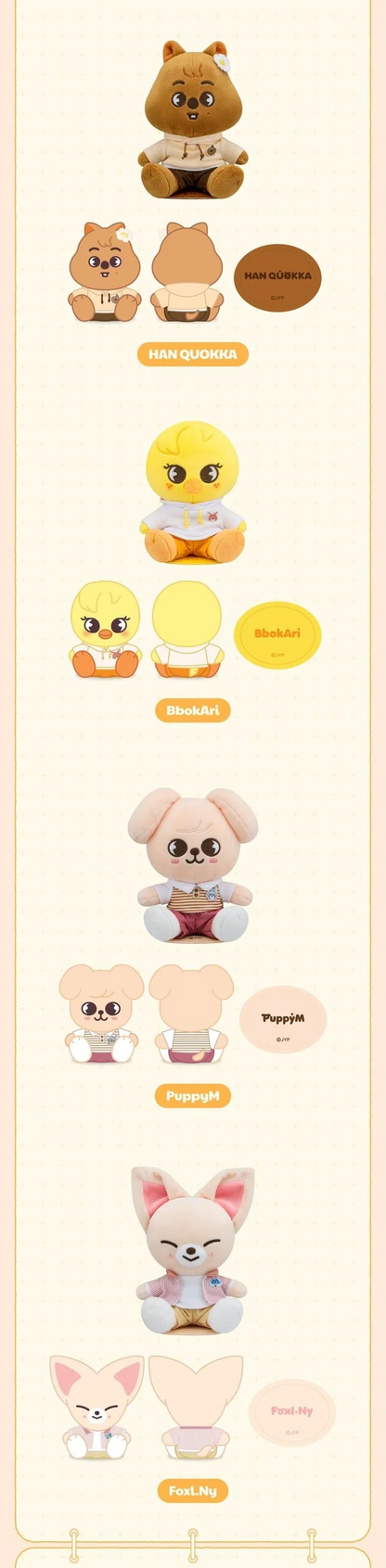 (PRE-ORDER) STRAY KIDS - ZOOTOPIA2 X SKZOO MD SHOULDER PLUSH