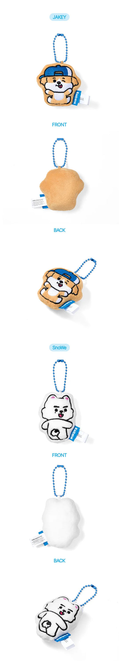 (PRE-ORDER) ENHYPEN - ENCHIN OFFICIAL CHARACTER MD CUSHION KEYRING RANDOM