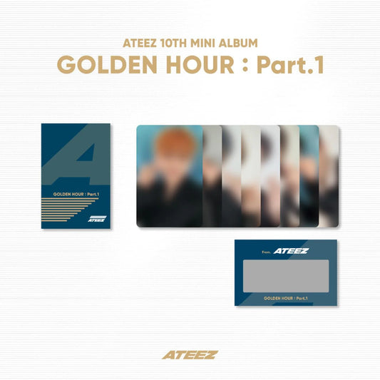 ATEEZ - GOLDEN HOUR: PART 1 OFFICIAL MD PHOTO SCRATCH CARD A & Z