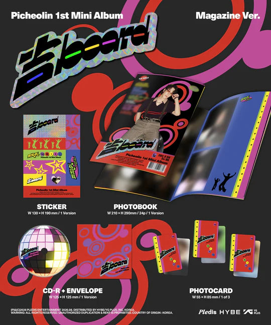 (PRE-ORDER) PICHEOLIN (SEVENTEEN) - 吉BOARD 1ST MINI ALBUM [MAGAZINE VER.]
