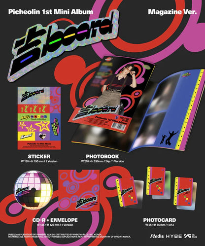 (PRE-ORDER) PICHEOLIN (SEVENTEEN) - 吉BOARD 1ST MINI ALBUM [MAGAZINE VER.]