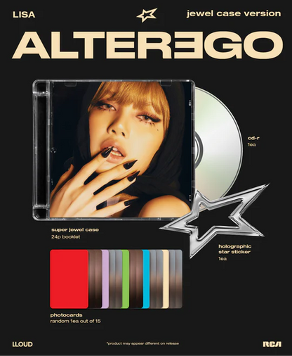 (PRE-ORDER) LISA (BLACKPINK) - ALTER EGO [JEWEL CASE VER.]