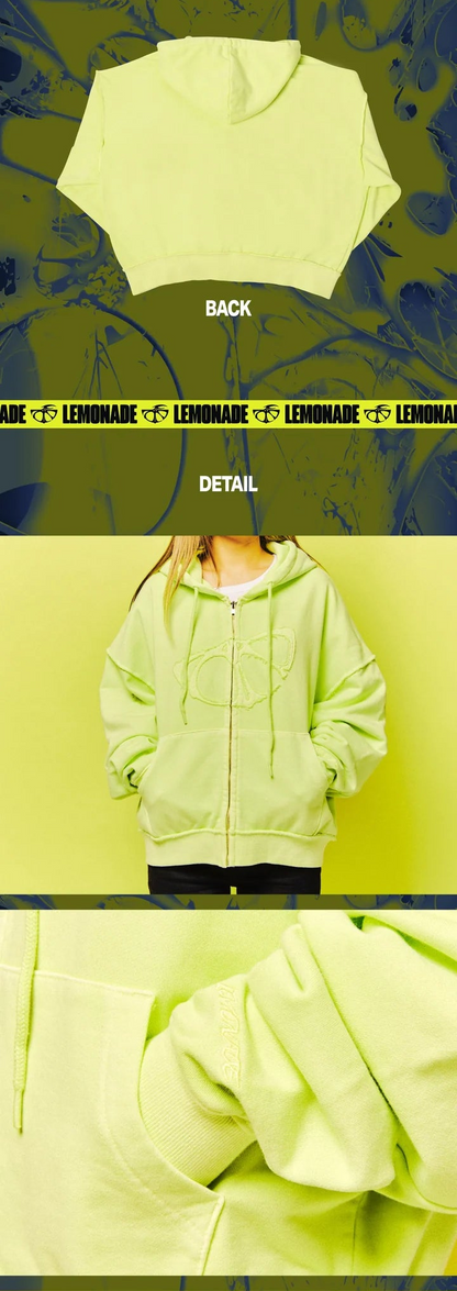 AESPA - WEEK MAKE IT LEMONADE OFFICIAL MD CROPPED ZIP-UP HOODIE SET