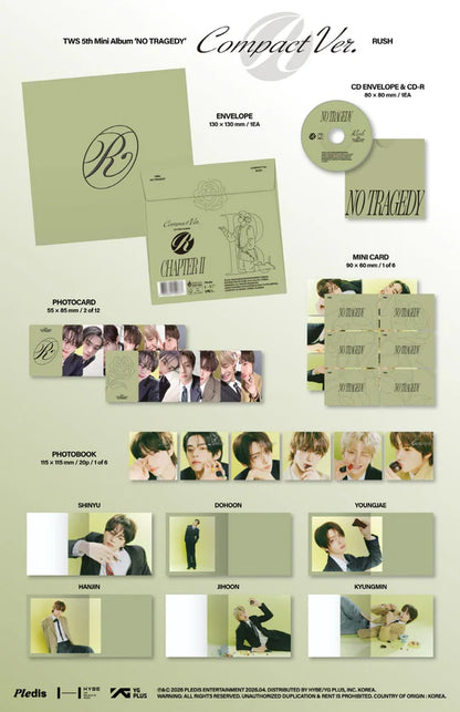 TWS - NO TRAGEDY 5TH MINI ALBUM [COMPACT RUSH VER.]