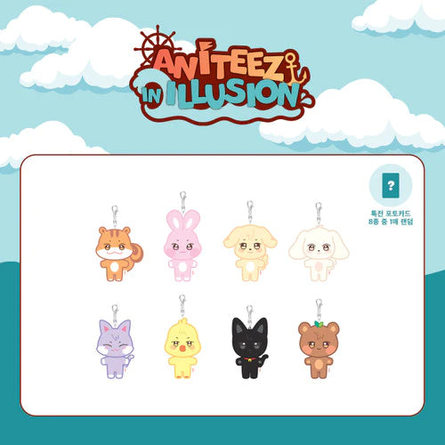 ATEEZ (ANITEEZ) - OFFICIAL ANITEEZ IN ILLUSION PLUSH KEYRING