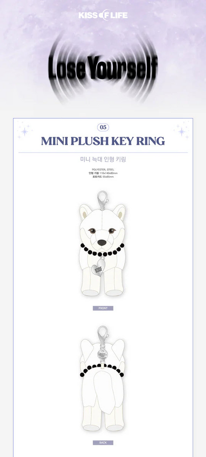 KISS OF LIFE - LOSE YOURSELF 3RD MINI ALBUM POP-UP MD MINI PLUSH KEYRING