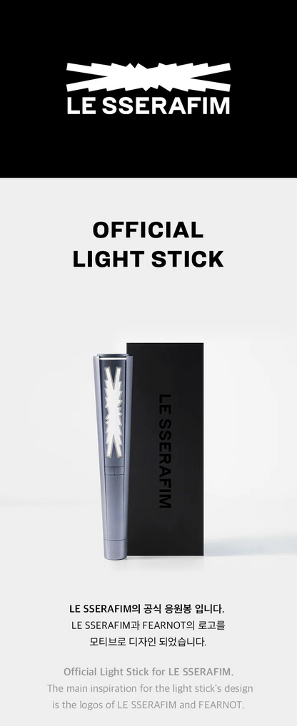 LE SSERAFIM OFFICIAL LIGHT STICK