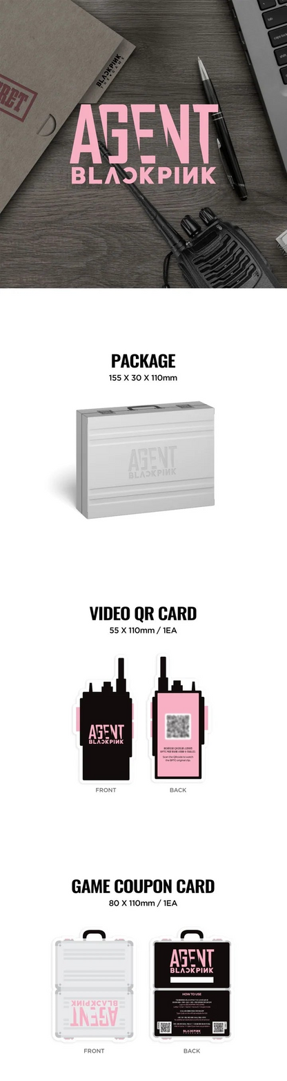 (PRE-ORDER) BLACKPINK - AGENT BLACKPINK THE GAME PHOTO CARD COLLECTION
