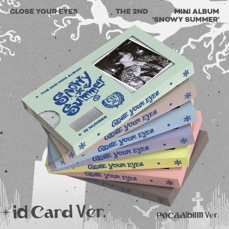 CLOSE YOUR EYES - SNOWY SUMMER 2ND MINI [POCAALBUM ID CARD KENSHIN VER.]