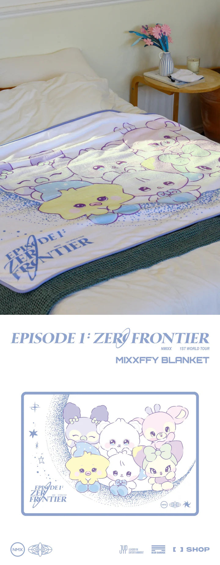 NMIXX - EPISODE 1: ZERO FRONTIER 1ST WORLD TOUR IN INCHEON MD MIXXFFY BLANKET