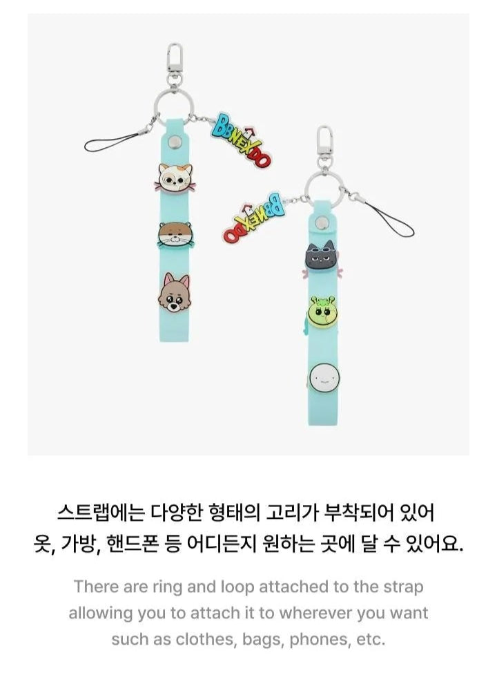 BOYNEXTDOOR - POP UP BBNEXDO IN TOWN OFFICIAL MD OFFICIAL LIGHT STICK STRAP & PARTS SET