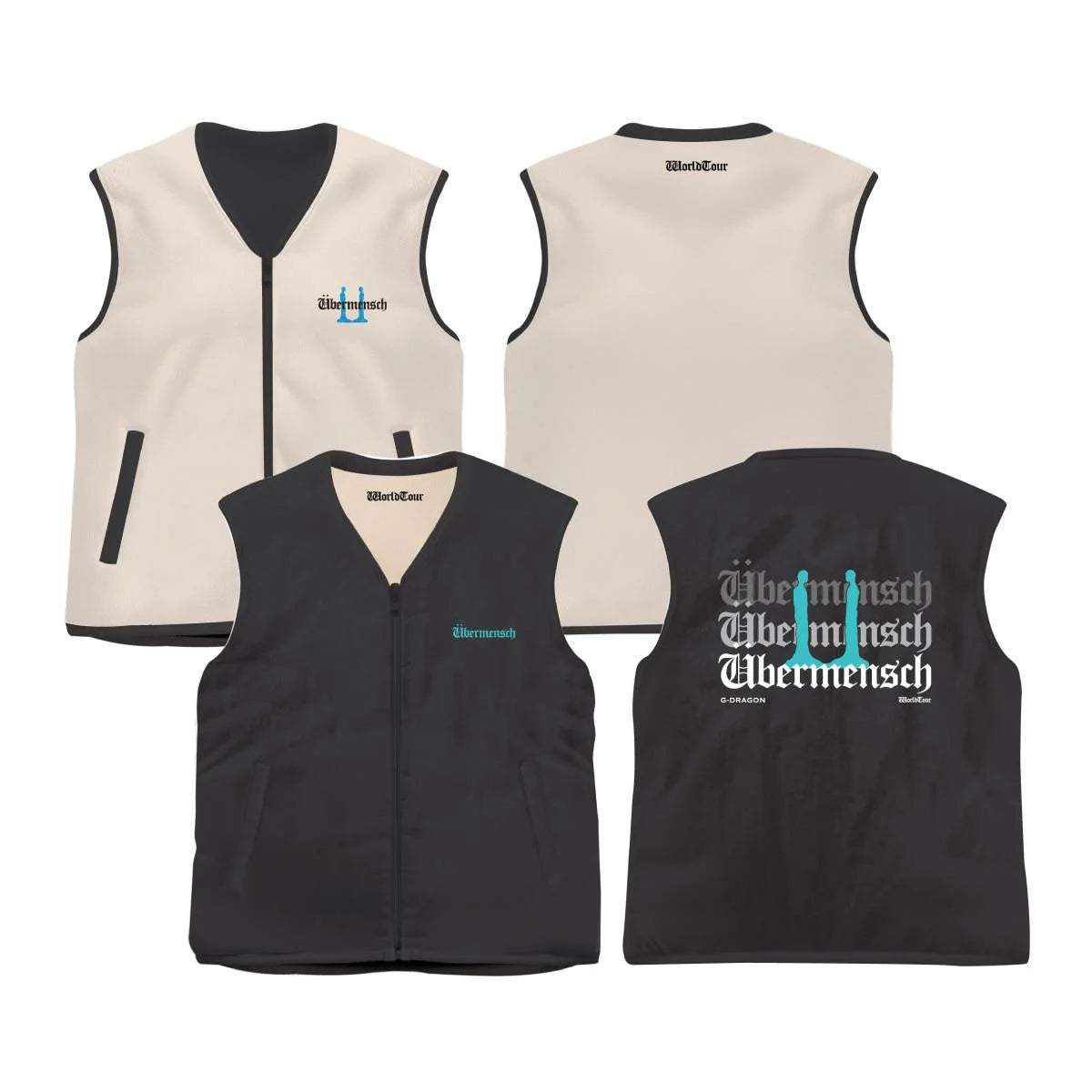 (PRE-ORDER) G-DRAGON - ÜBERMENSCH2025 WORLD TOUR ENCORE MD REVERSIBLE VEST