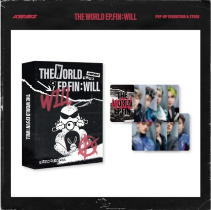 ATEEZ - THE WORLD EP.FIN : WILL OFFICIAL MERCH MD HARDCOVER PHOTOCARD BINDER