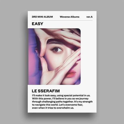 LE SSERAFIM - EASY 3RD MINI ALBUM [WEVERSE ALBUMS VER.]